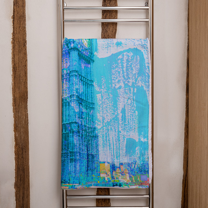 Franklyn Midweight Bath Towel, Blue