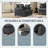 Upholstered Single Seat Sofa With Pillows-525545301