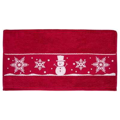 Snowman 3 Piece Towel Bale