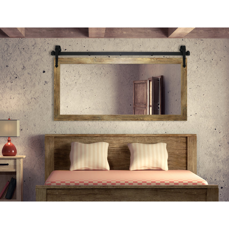 Neace Flat Wall Mirror, 31" H x 71" W