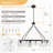 8 - Light Dimmable Chandelier-180007818-180007821