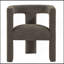 Chaise d'appoint rembourrée 1pc Contemporary Boucle-1087333208