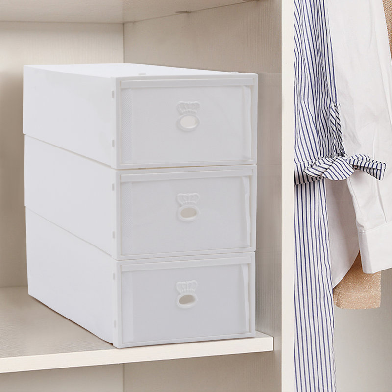 Jerilynn 9.05" Drawer Storage Boxes Stackable Closet Organizer