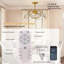 30cm Ceiling Fan with Light Kit