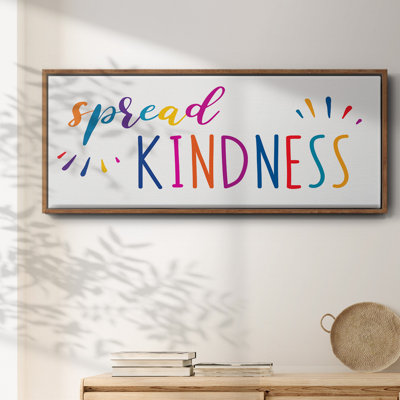«Rainbow Kindness», toile encadrée