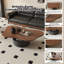 Table basse 47,24 "Mid-Century Cloud avec 2 tiroirs et rangement multicouche
