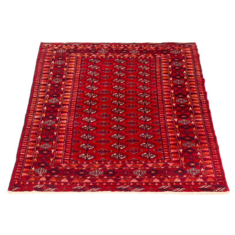 Tapis rouge Teimani 3 pi 11 po x 5 pi 9 po