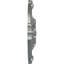 Endurathane Hamilton Ceiling Medallion, 17 3/8"OD x 1 3/4"P (Fits Canopies up to 3 3/4"), Hand-Painted Silver Finish-27780339