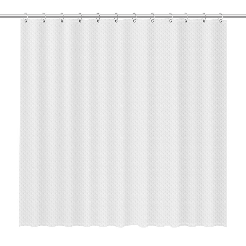 Wingard Polyester Blend Shower Curtain
