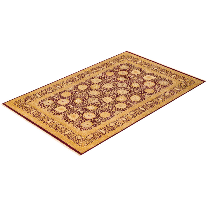 Classic One-of-a-Kind 5' 10" X 9' 4" Hand Knotted Area Rug
