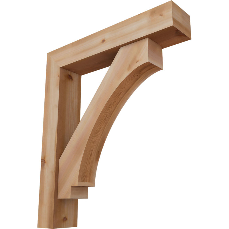 Support bloc impérial l 7 1/2 po x P 38 po x H 44 po avec cèdre rouge Western, 44 x 38