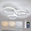 Dannitta Dimmable 4-Light Acrylic LED Flush Mount-1596029609