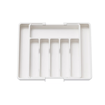 Adjustable Expandable 8 Slot Flatware Drawer Organizer Silverware Organizer For Kitchen Utensils