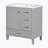 Pantilimon 30'' Single Bathroom Vanity with Ceramic Top-298217200
