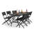 Starr Round 5- Piece 4- Person 90cm L Table Set