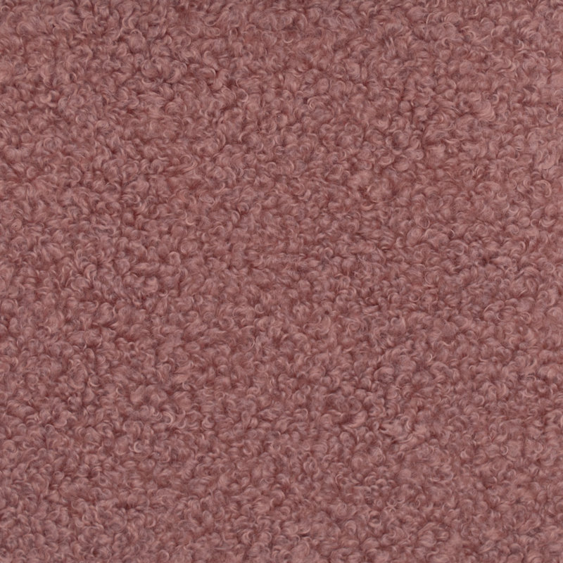 Tissu bouclé 57 po 57 po, Rose