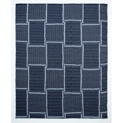 Recycled P.E.T Navy Indoor/Outdoor Rug