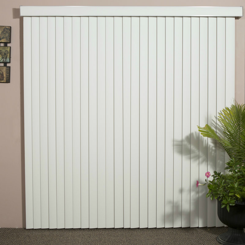 Store vertical obscurcissant Sharell, Blanc cassé, L 64 po x L 60 po