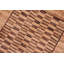 Tapis brun clair en laine noué à la main à motif géométrique 5 pi 1 po x 8 pi 6 po Madhavi