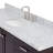 Cambridge 67'' Single Bathroom Vanity with Carrara Marble Top-90864930