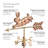 25'' H Metal Animals Weathervane