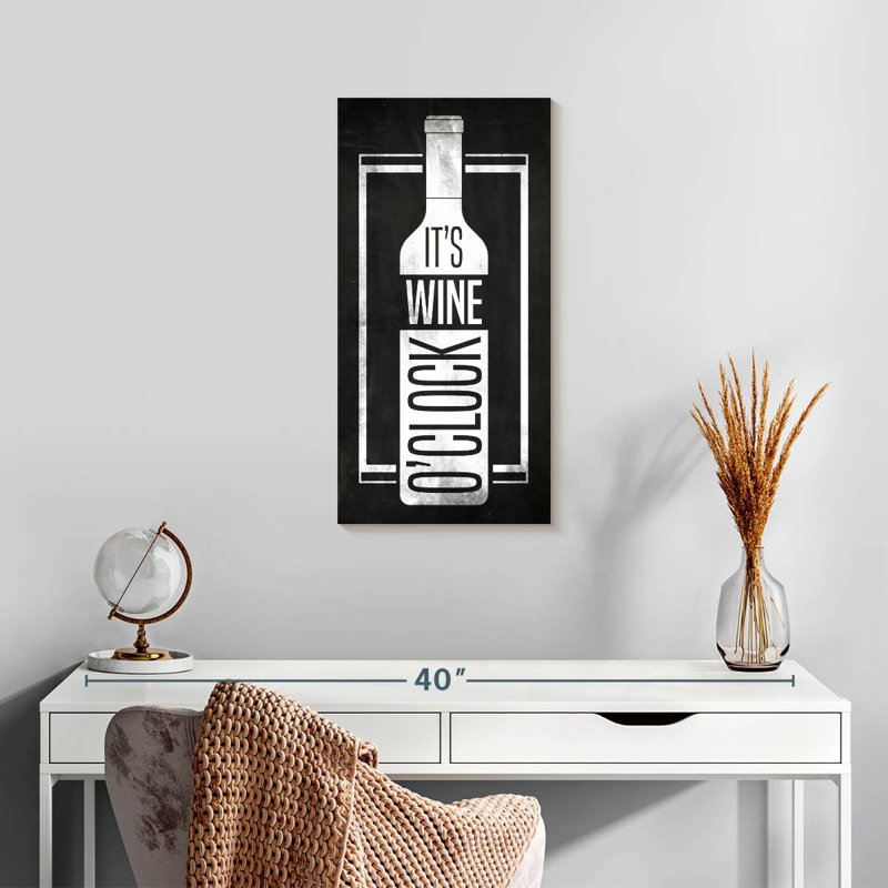 Wine Wine, H 24 po x l 12 po