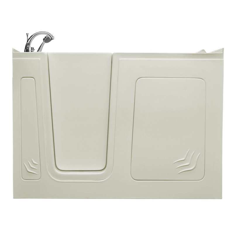Baignoire de trempage 60" x 32" Aspen, Biscuit, Gauche
