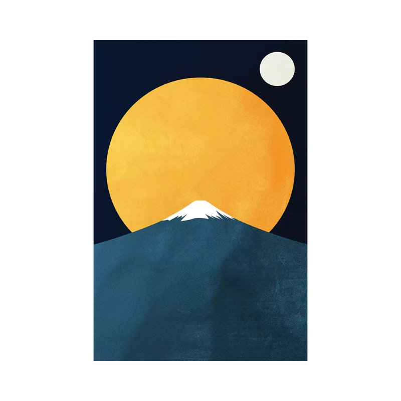 Himalaya At Night by Kubistika - Wrapped Canvas Painting, 66.04 cm H x 45.72 cm W x 1.91 cm D