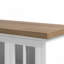 Meuble télé 97 po avec foyer pour téléviseur de 100 po ou moins, assemblage minimal, fini blanc délavé et bois de grange-1741579020