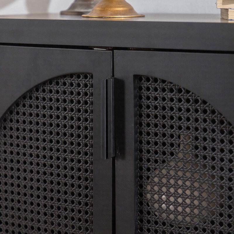 Armoire d'appoint Buffet Black 29 po