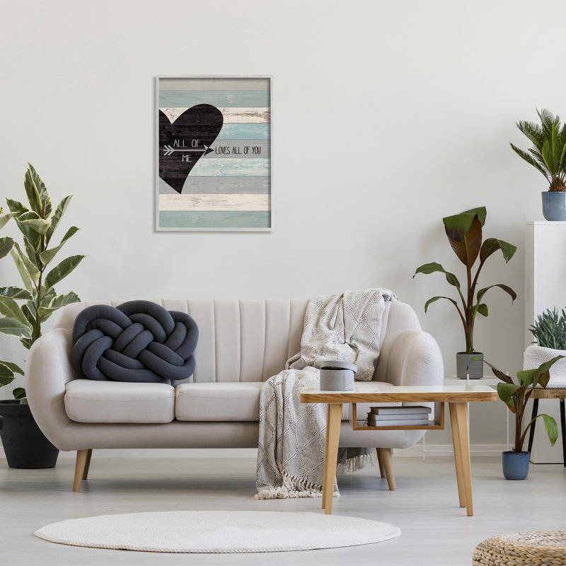 All Of Me Loves All of You, L 24 po x H 30 po, Estampe numérique Farmhouse