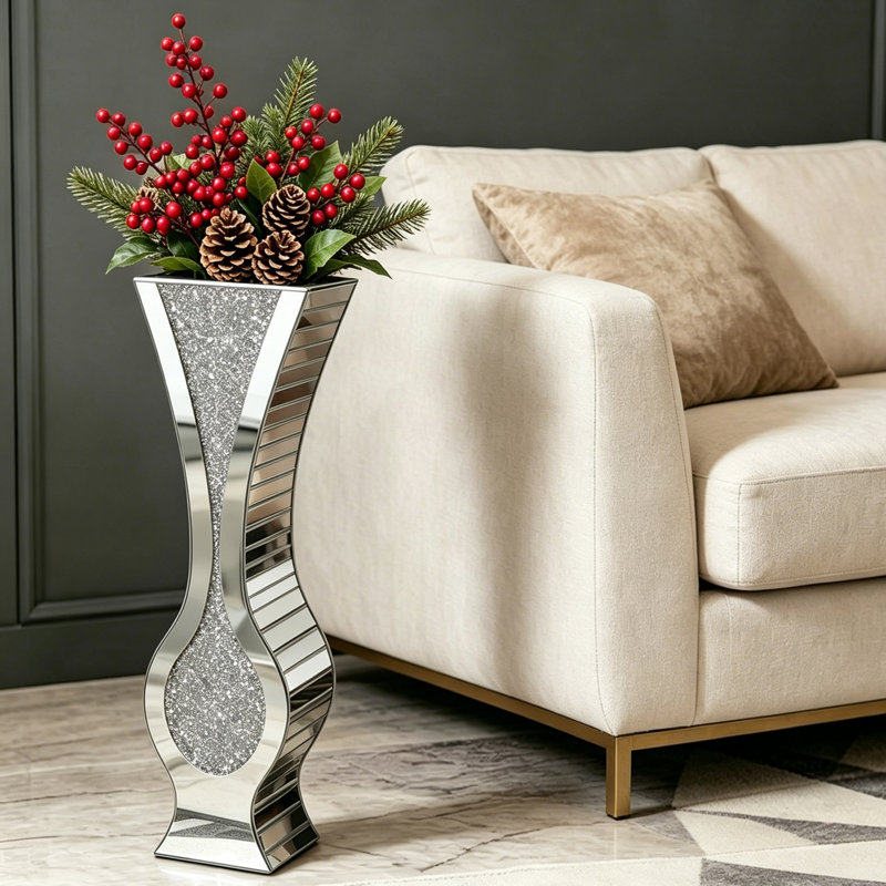 Glass Floor Vase