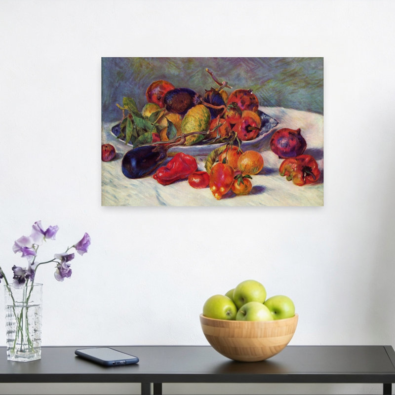 Fruits du midi, reproduction d'art murale classique traditionnelle contemporaine, H 24 po x l 36 po