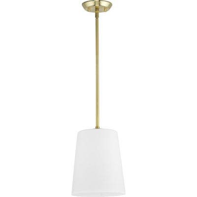 Luminaire suspendu cylindrique à 1 lumière Rozenn