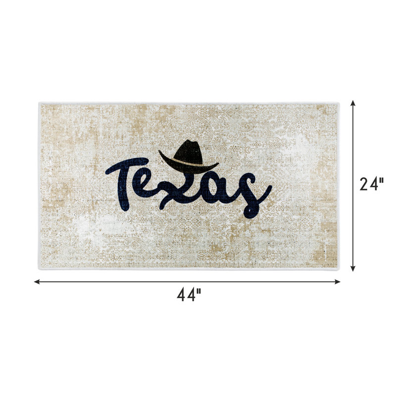 US States Cotton Indoor Rug