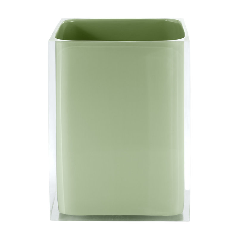 Iz Marina Green Bath Izod Wastebasket