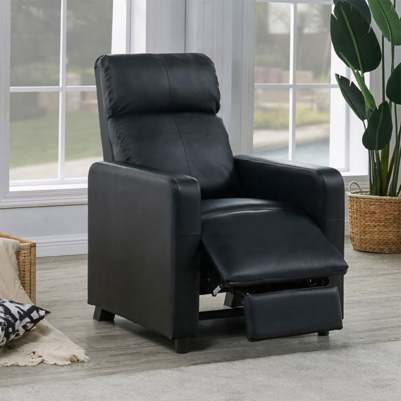 Upholstered Push-Back Recliner