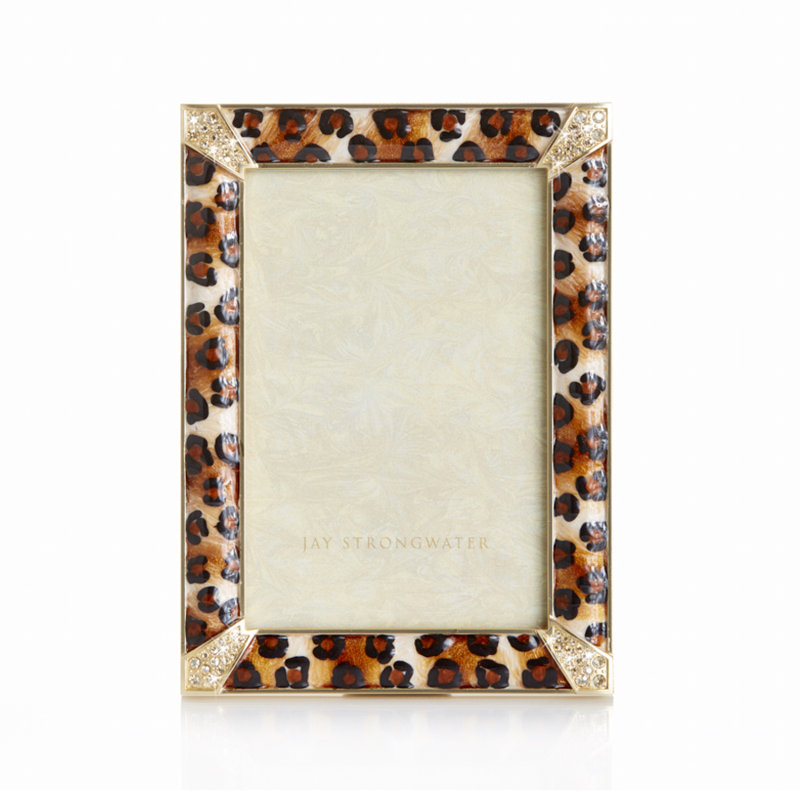 Leland Pavé Corner Metal Picture Frame