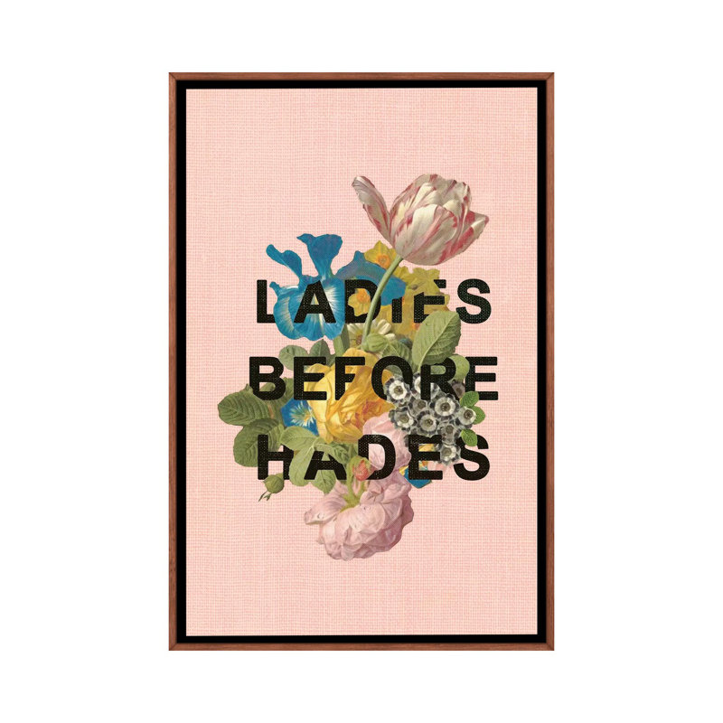 Ladies Before Hades by Heather Landis - Print on Canvas, Classic Brown Wood Framed, 101.6 cm H x 66.04 cm W