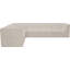 Canapé modulaire réversible en velours Hétal-87385007