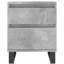 Mirka 40cm W Manufactured Wood Bedside Table-713987351
