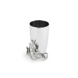 White Orchid Handcrafted Stainless Steel Table Vase