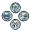 Handmade Porcelain Decorative Plate Set