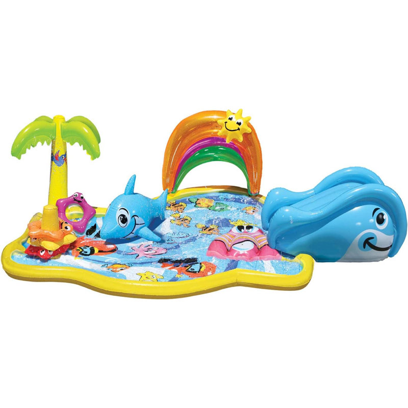 Junior Multicolor Inflatable Ocean Adventure Water Park