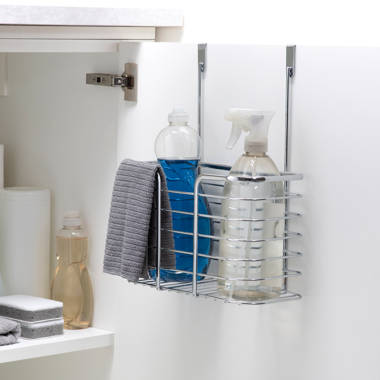 Spectrum Diversified Designs Duo Over the Cabinet Towel Bar and Bottle  Organizer 