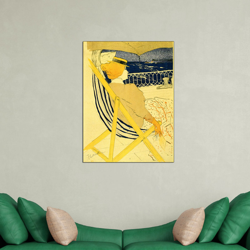 Henri De Toulouse-Lautrec - Wrapped Canvas Painting, 80cm H x 60cm W x 1.8cm D