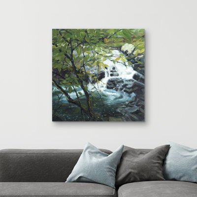 Peaceful fall - 32"x32" art on canvas