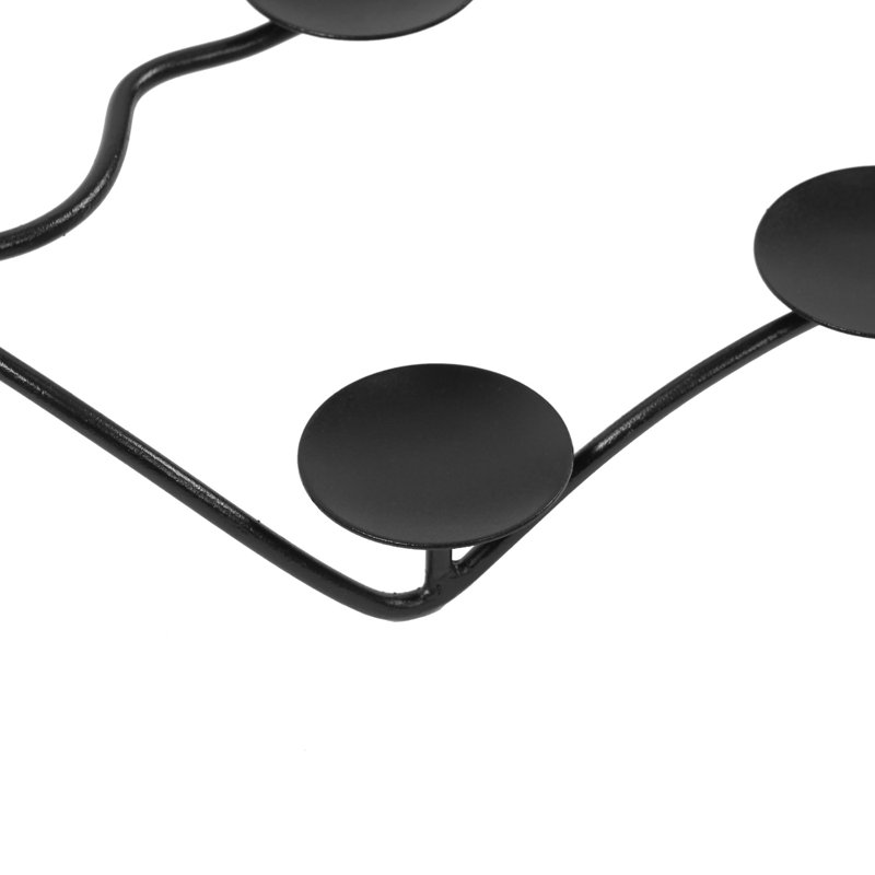 Heart 10.5'' H Metal Tabletop Candelabra