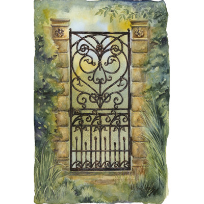 Iron Gate I by M. Wagner-Heaton - Wrapped Canvas Print