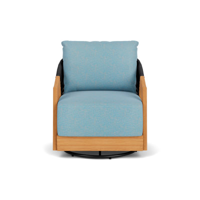 Alpine Outdoor Teak Swivel Armchair